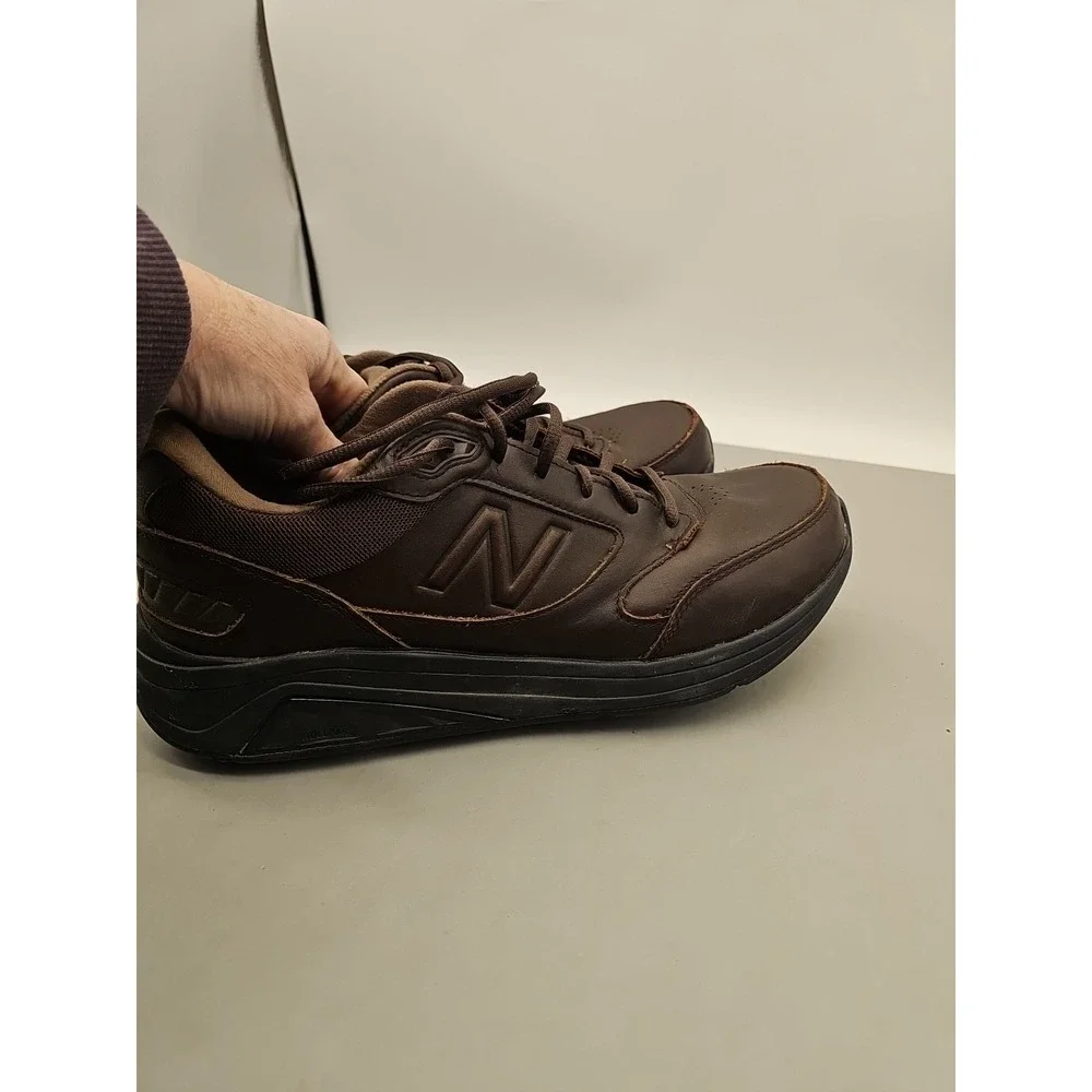 New‎ Balance 928v3 Shoes Mens 10.5 D Brown Leather Walking Athletic Sneakers